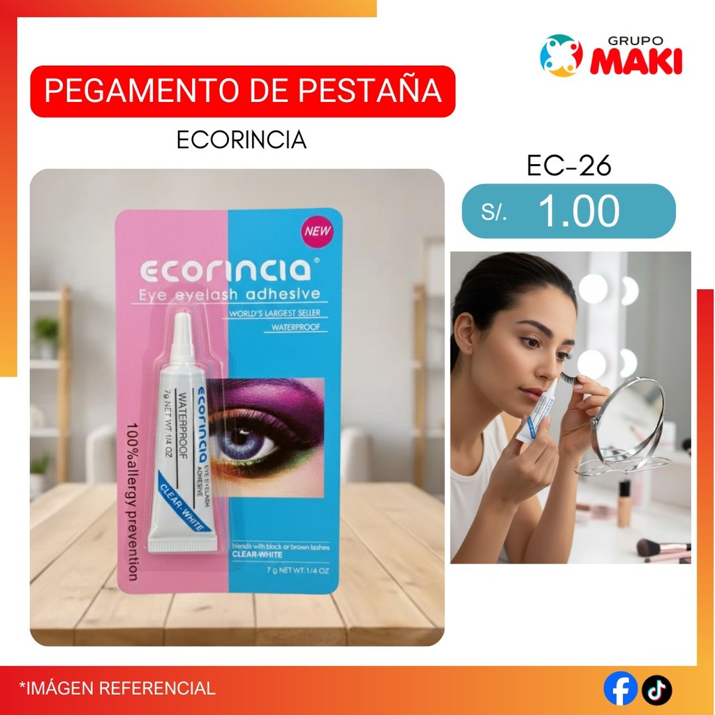 PEGAMENTO DE PESTAÑA ECORINCIA