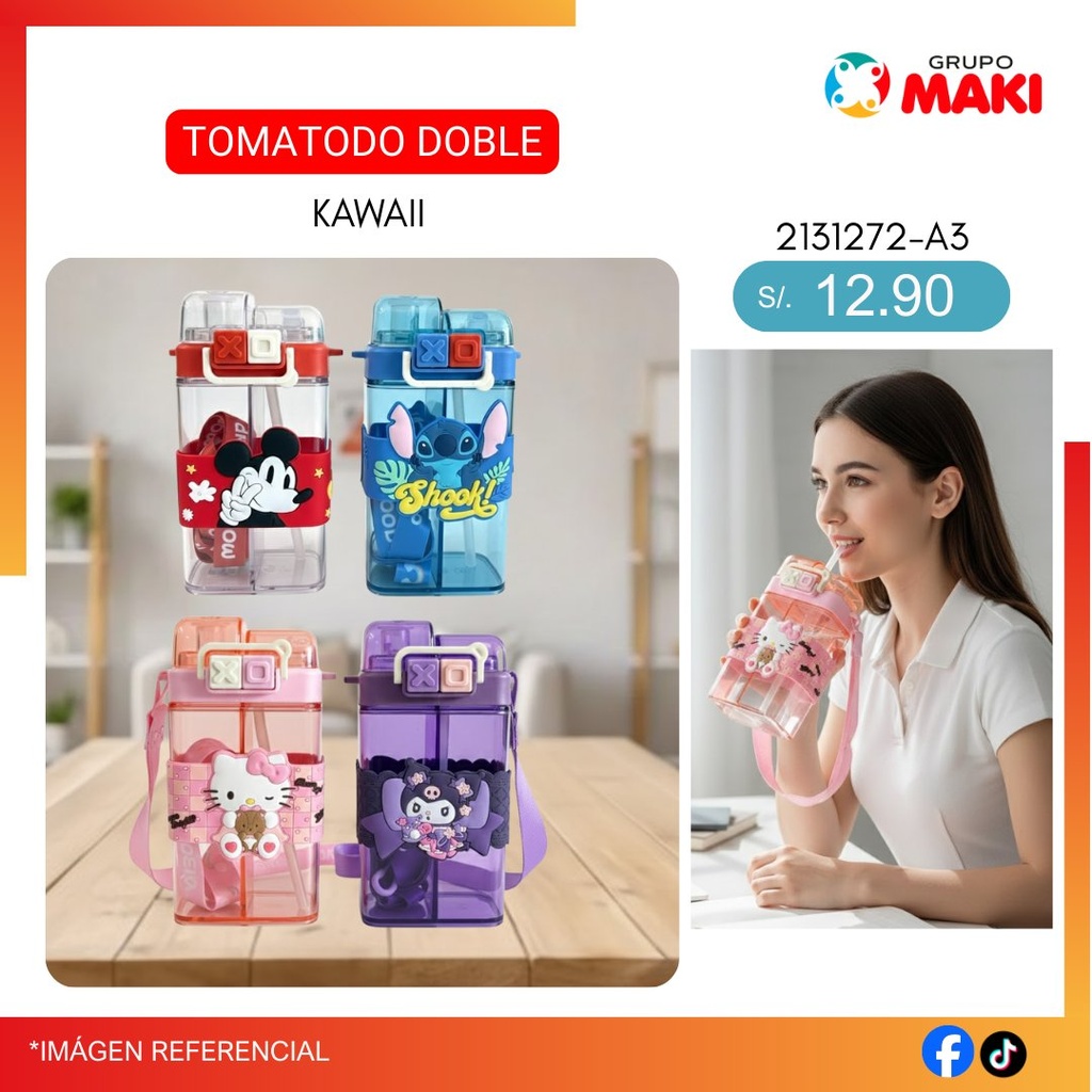 TOMATODO DOBLE KAWAII