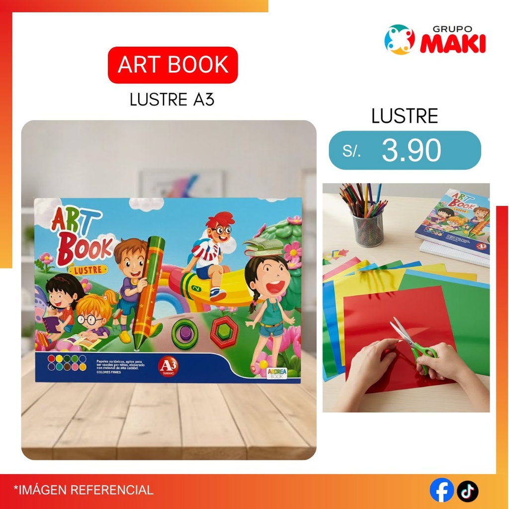 ART BOOK LUSTRE A3 