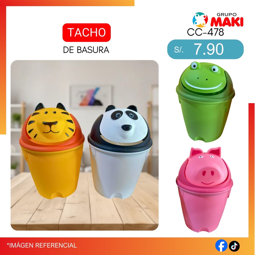 TACHO DE BASURA CC-478