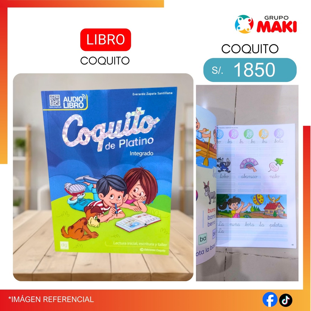 LIBRO COQUITO PLATINO