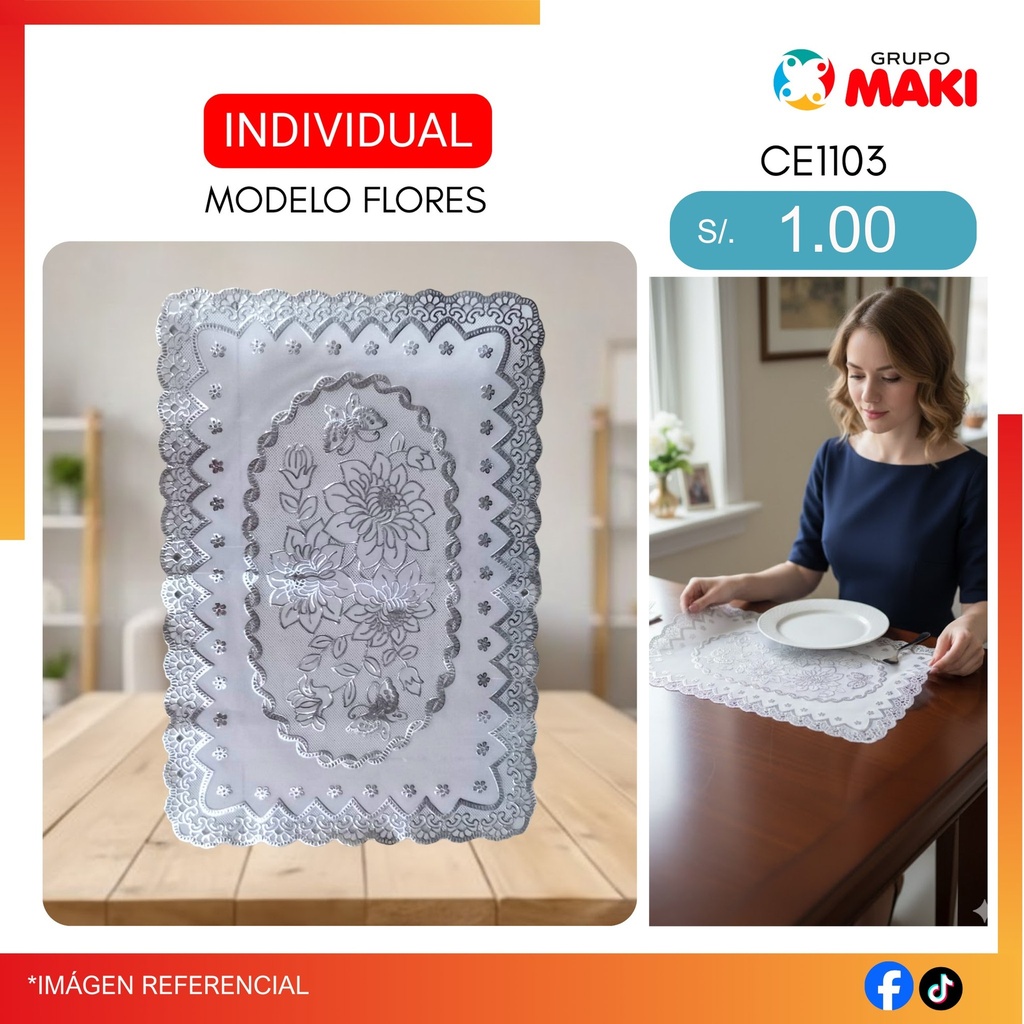 INDIVIDUAL MODELO FLORES