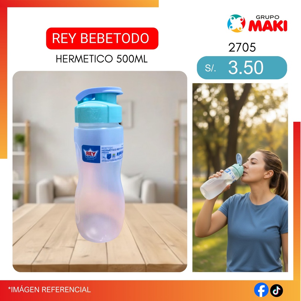 REY BEBETODO HERMETICO 500ML