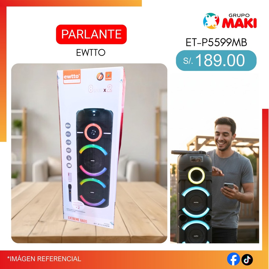 PARLANTE EWTTO ET-P5599MB