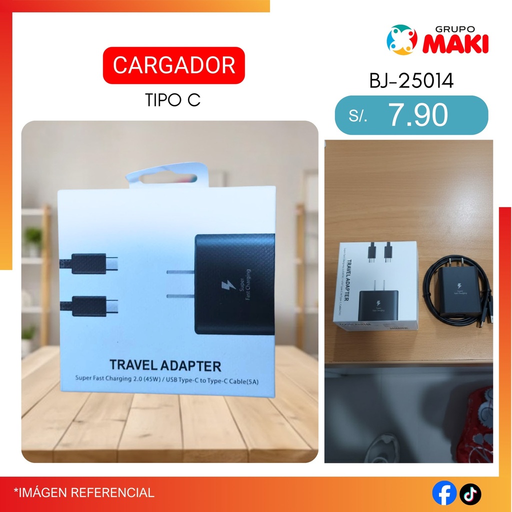 CARGADOR TIPO C BJ-25014