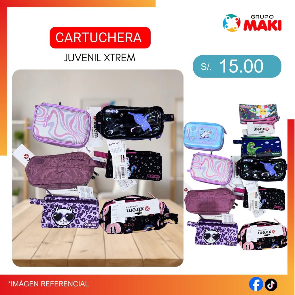 CARTUCHERA JUVENIL DISNEY XTREM