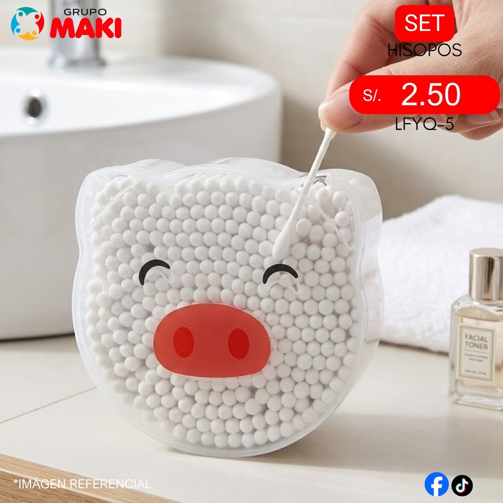 SET DE HISOPOS CERDITO 03/04