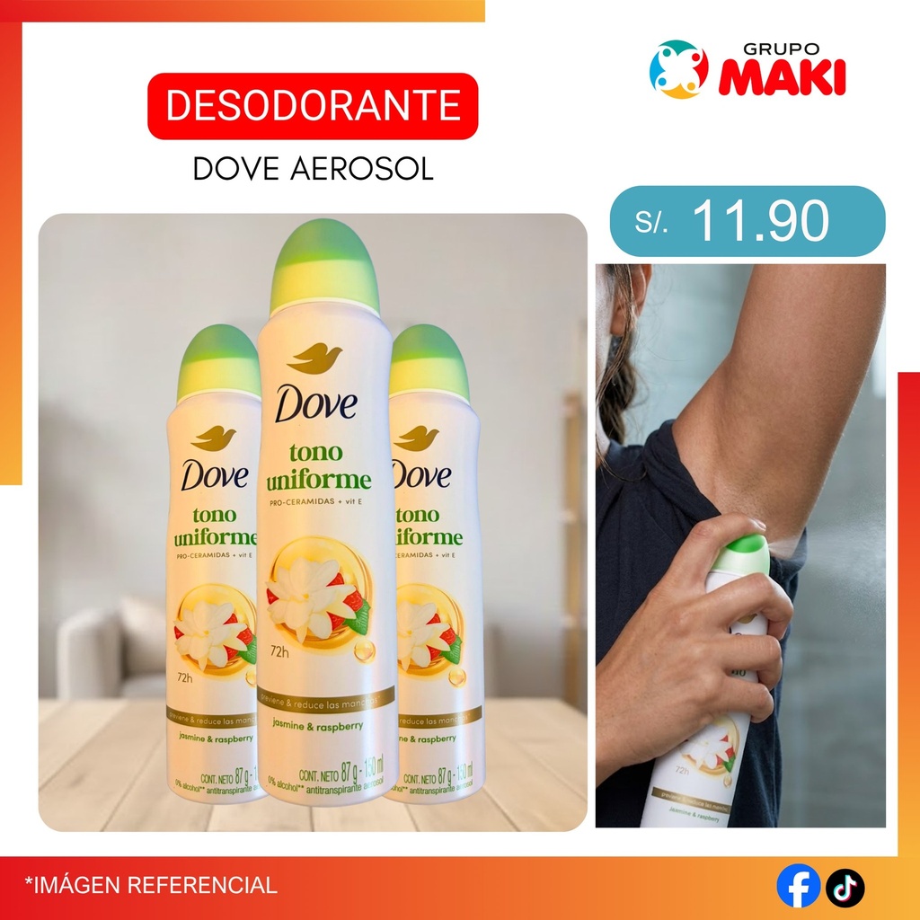 DESODORANTE DOVE AEROSOL 150ML 28/04