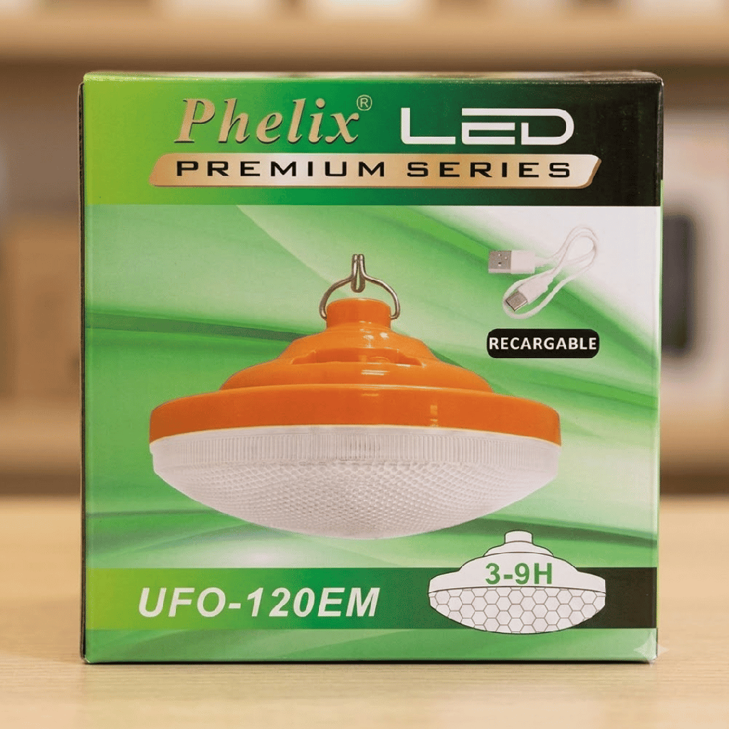 FOCO RECARGABLE PHELIX UFO-120 EM*70W 18/08