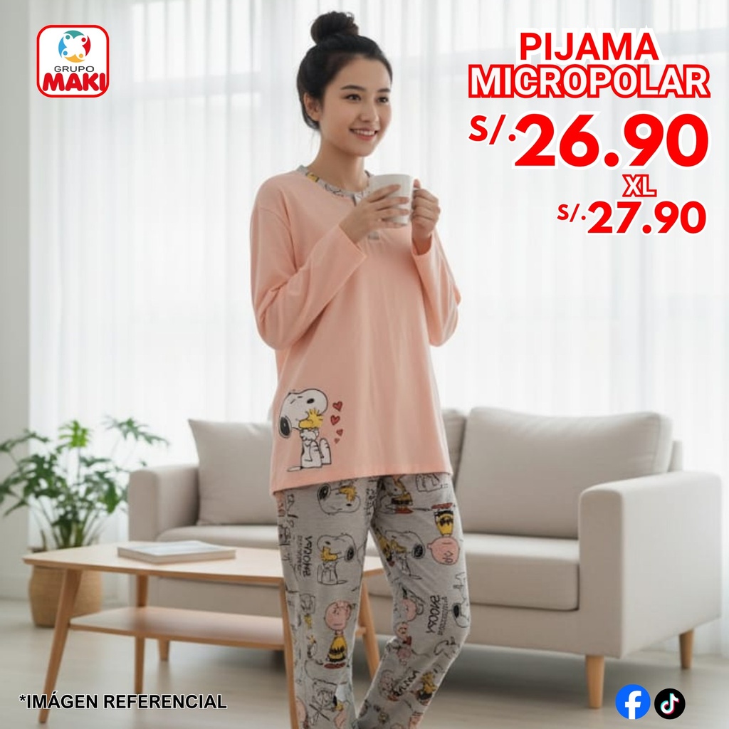 PIJAMA MICROPOLAR T-S T-L 16/05