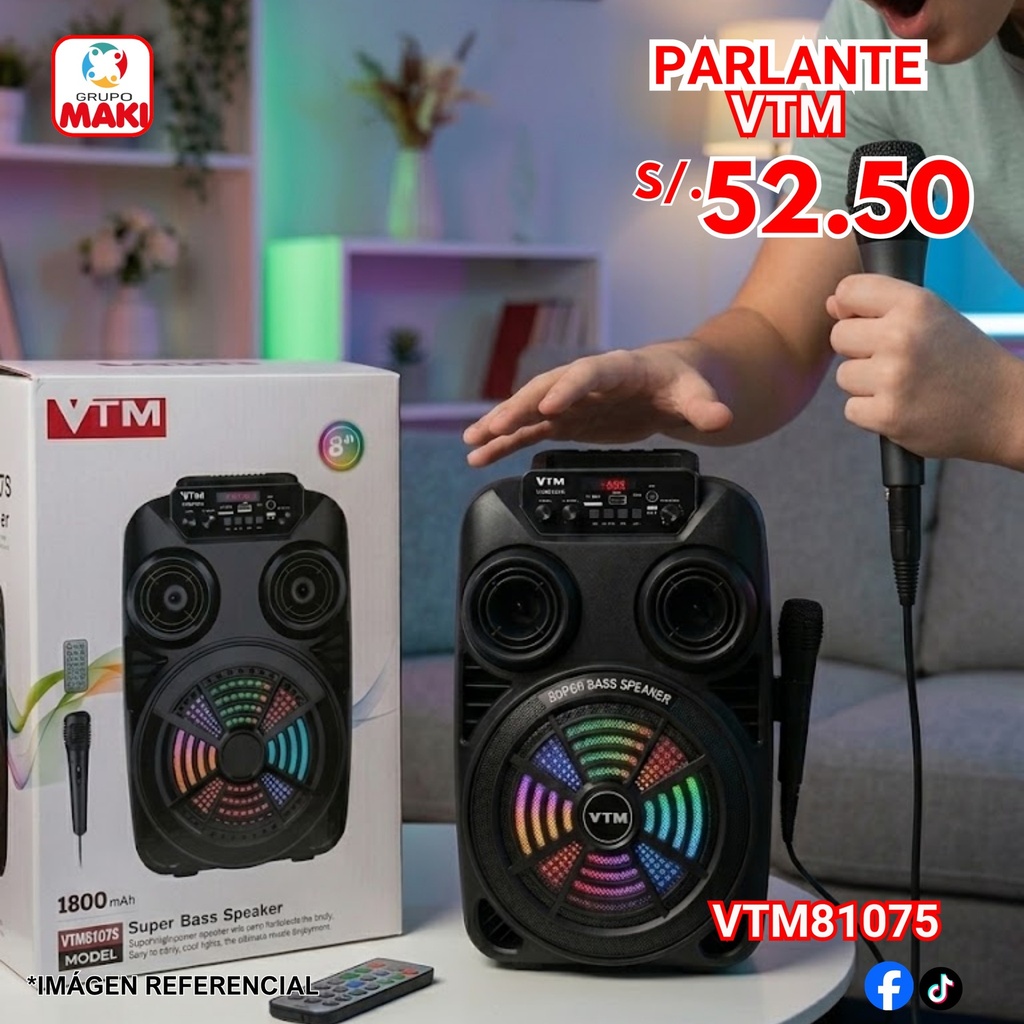 PARLANTE VTM81075 18/08