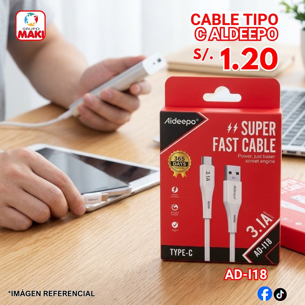 CABLE TIPO C ALDEEPO 22/05