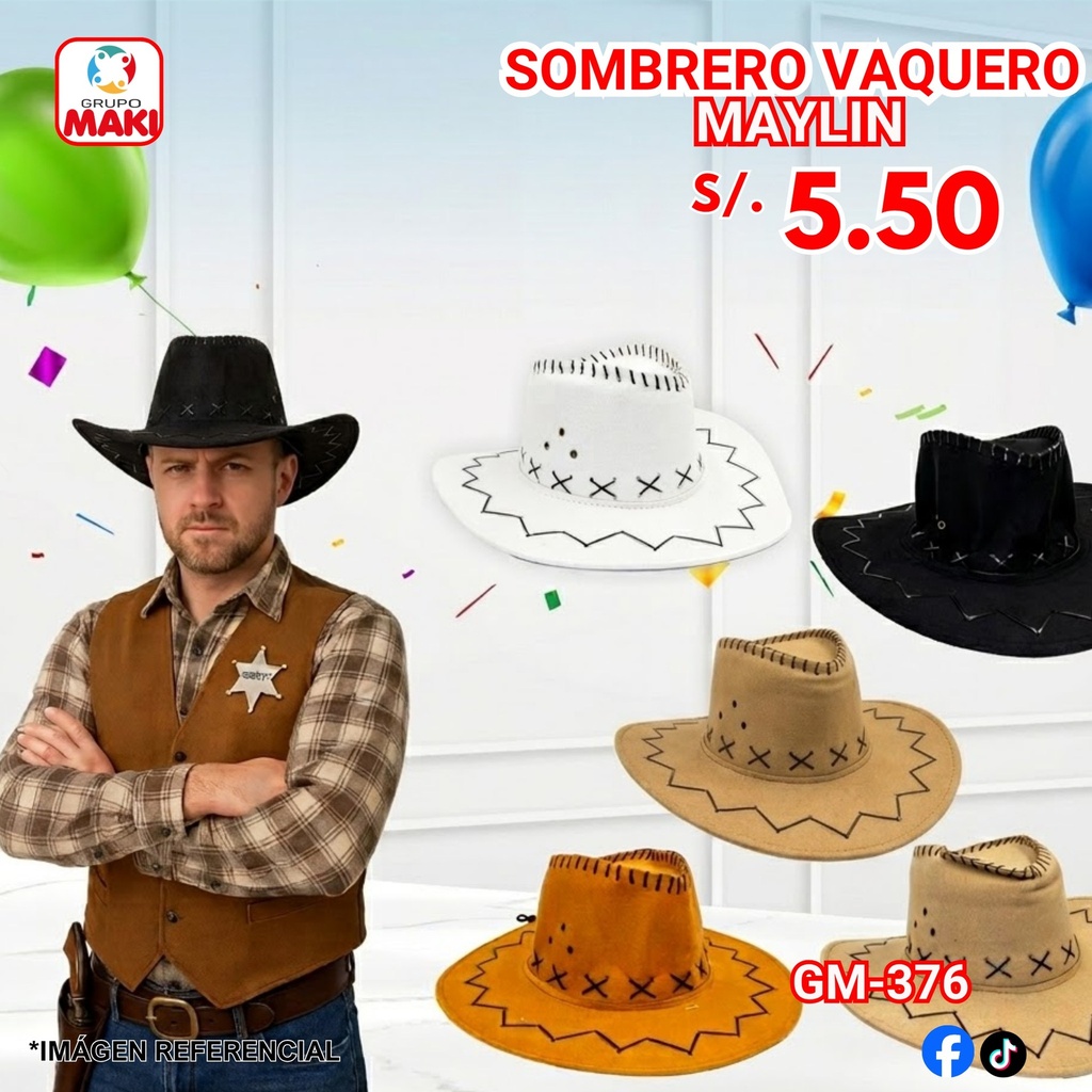 SOMBRERO VAQUERO MAYLIN 22/05