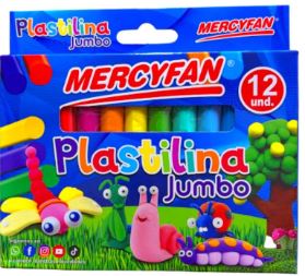PLASTILINA JUMBO X 12UNI MERCYFAN MER-108 24/10
