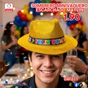 SOMBRERO MINIVAQUERO ESCARCHADO MAYLIN 22/05